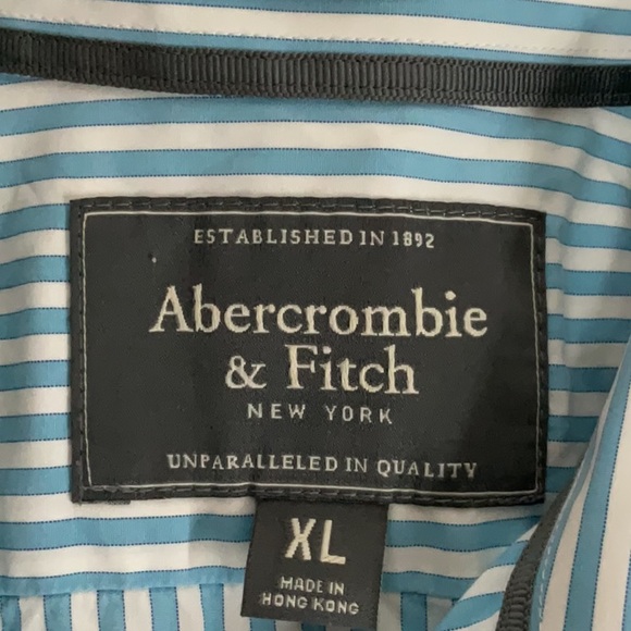 EUC Mens long sleeve button down Abercrombie &Fitch shirt - Picture 2 of 4